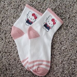 New Hello Kitty White and Pink Socks